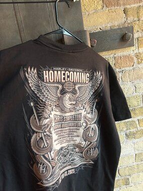 RARE Harley Davidson Homecoming Shirt 25' Milwaukee Chris Stapleton Size L NWT